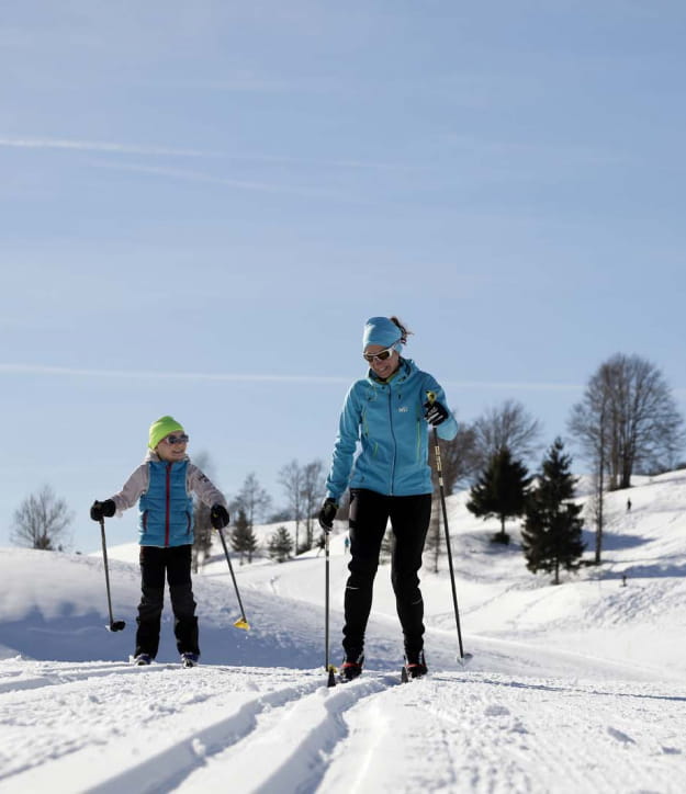 Ski de fond en famille