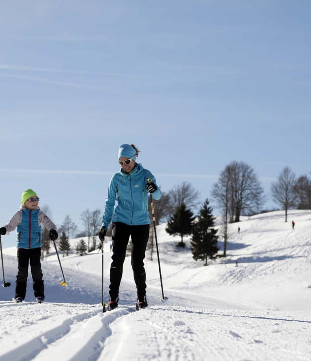 Ski de fond en famille