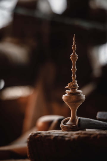 Fabrication d'une toupie en bois