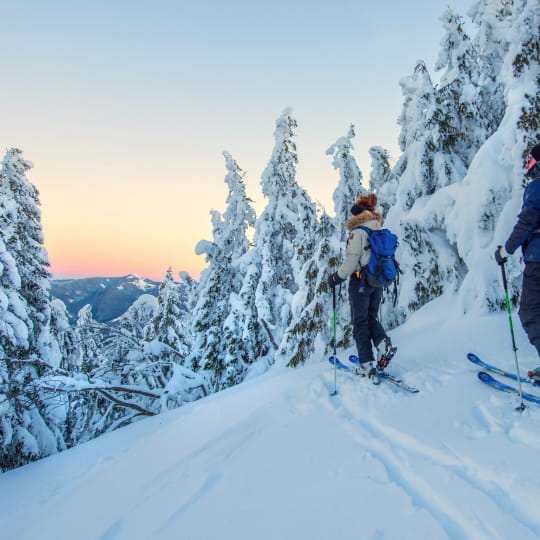 Ski de randonnée au Crêt des Frasses