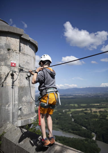 Accrobranche du Fort de l'Ecluse