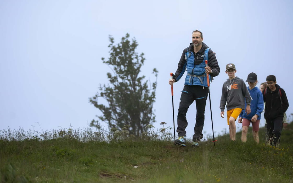 rando en famille au col de la Faucille