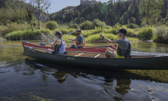 Canoé sur le Doubs, secteur Haut Doubs