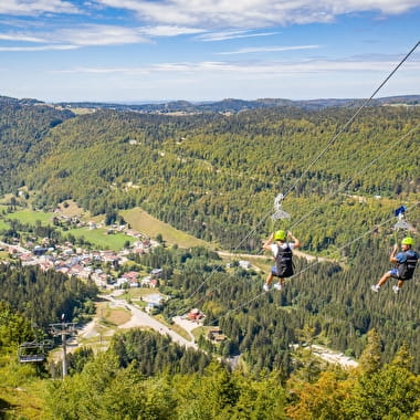 Tyrolienne - Monts Jura