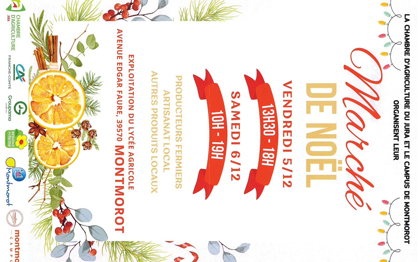 Marché de Noël du lycée agricole