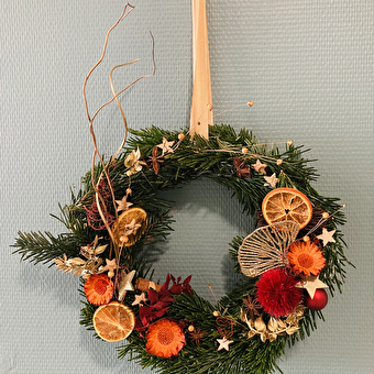 Atelier couronne de noël pour les enfants - GEX