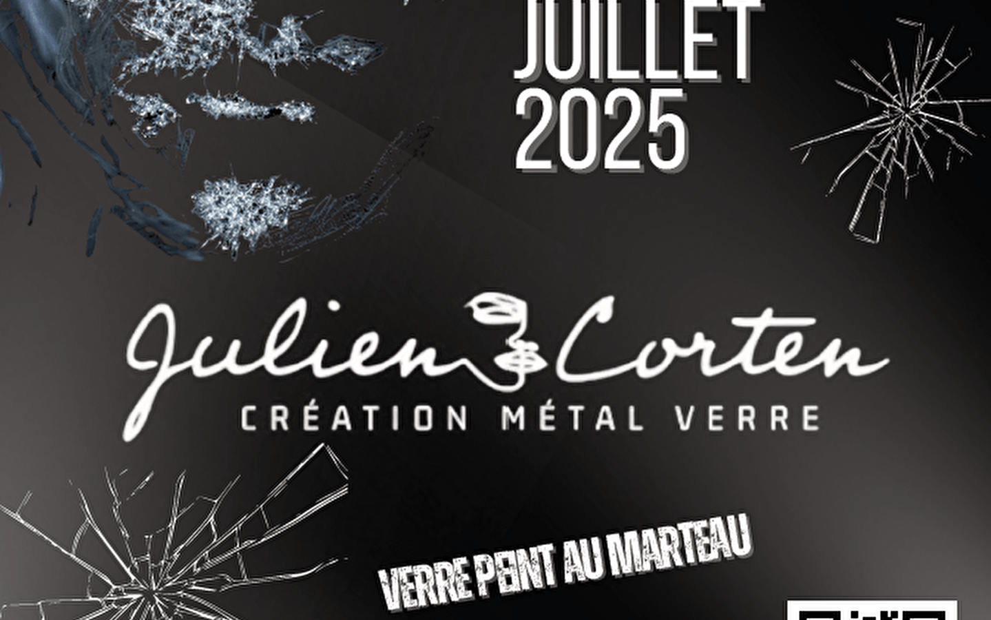 Exposition de Julien Corten : création métal verre