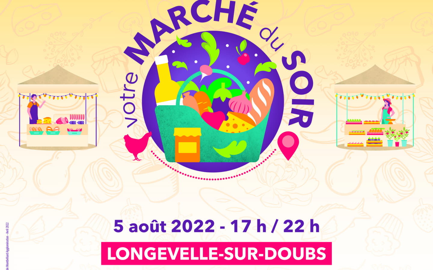 Marché du soir à Longevelle-sur-Doubs