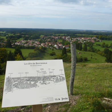 Le sentier du village de Bonnevaux