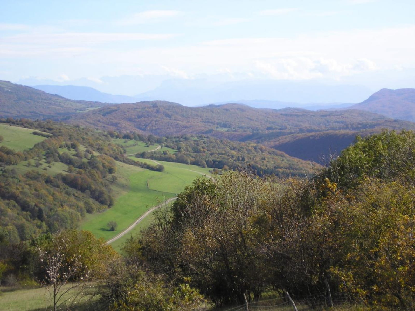 Point de vue du Calvaire de Portes Montagnes du Jura