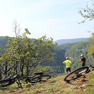 Parcours VTT 53 rouge - Les Cadettes de la Ragiaz - Espace FFC Ain Forestière
