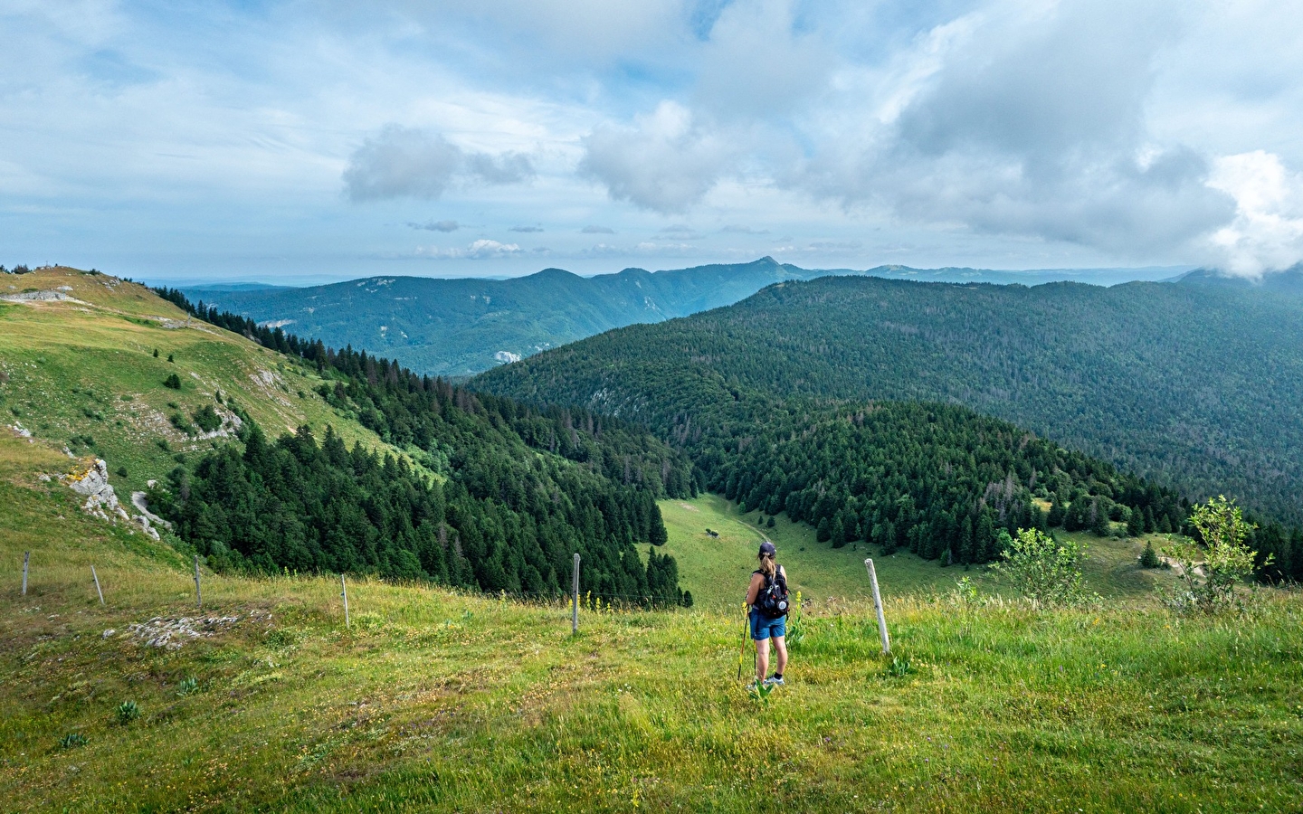Randonnée pédestre : col de Menthières - Chalet du Sac