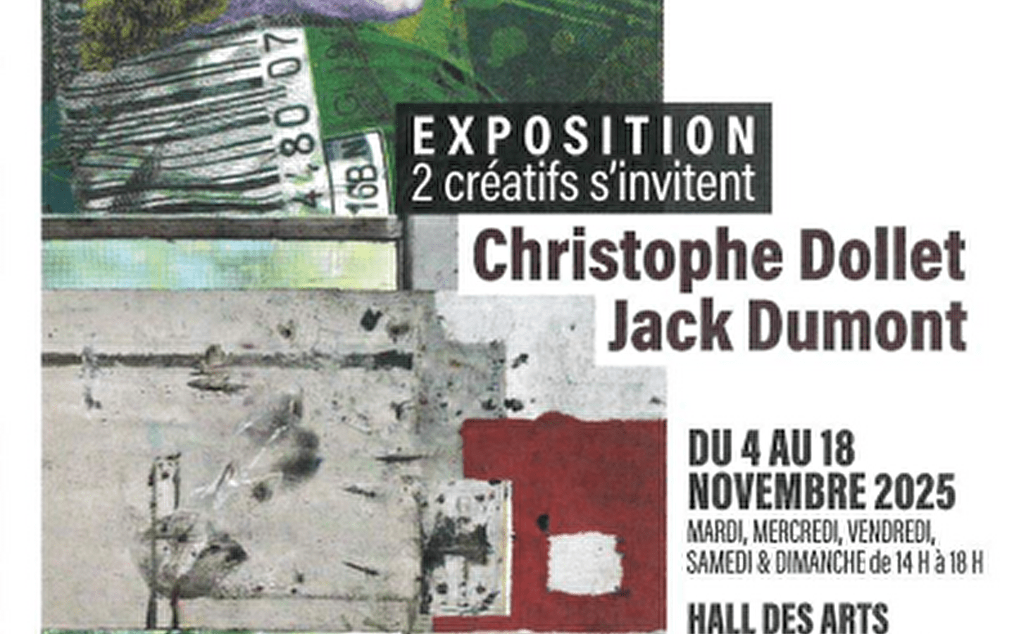 EXPOSITION 2 créatifs s'invitent