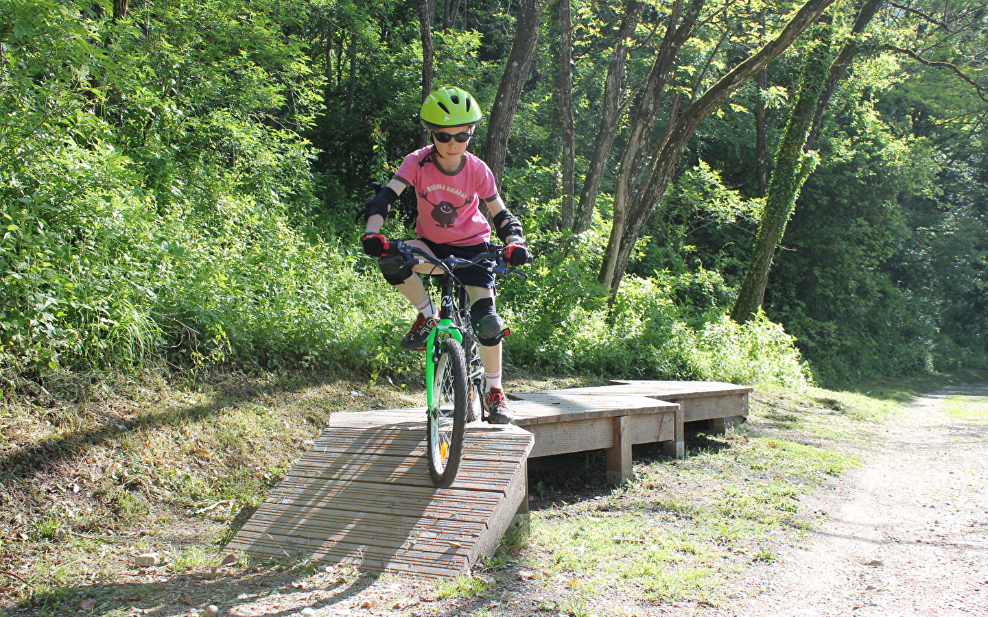 Parcours VTT 22 bleu - La Voie du Tram - Espace FFC Ain Forestière