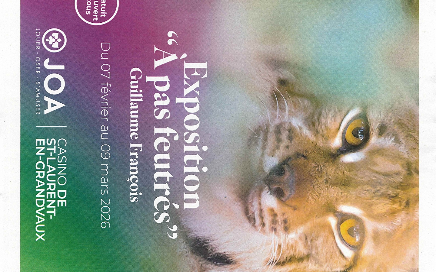 Exposition 'A pas Feutrés'