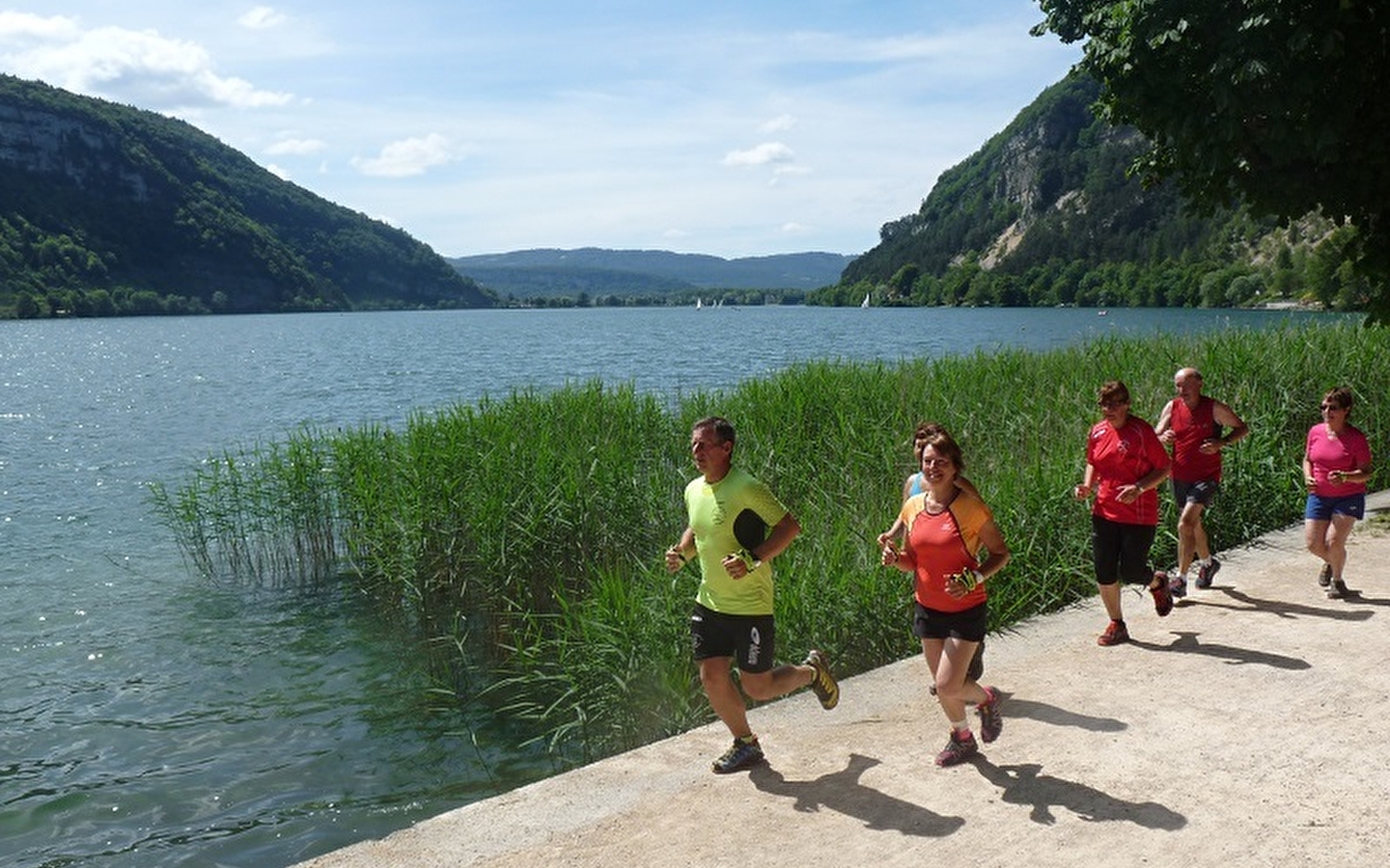 Le tour du lac de Nantua - Parcours de trail n°1