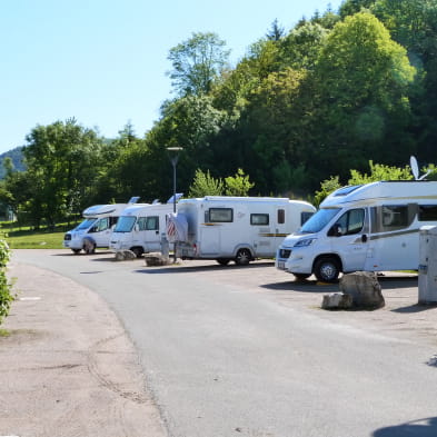 Aire pour camping-car à Baume les Dames