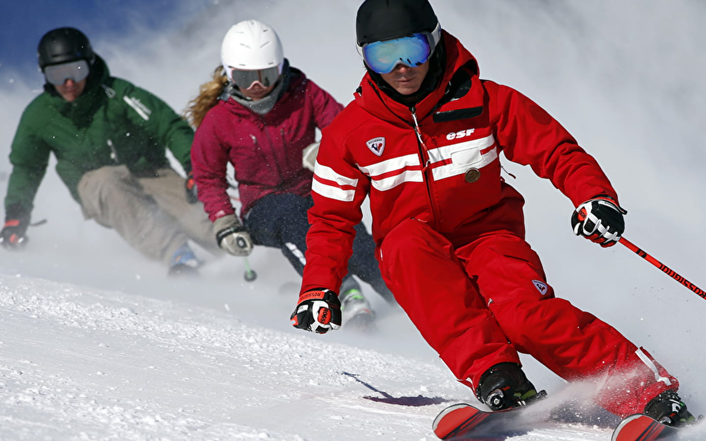 Cours de ski alpin et club Piou-Piou avec l'ESF aux Plans d'Hotonnes