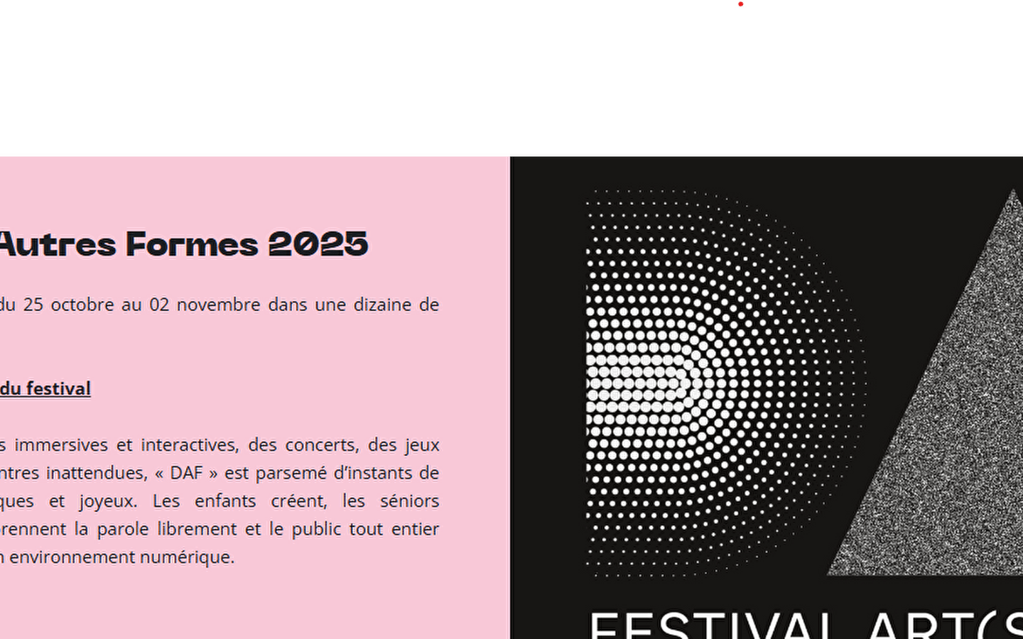 Festival Arts et Technologie
