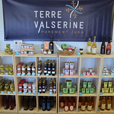 La boutique de l'Office de Tourisme Terre Valserine
