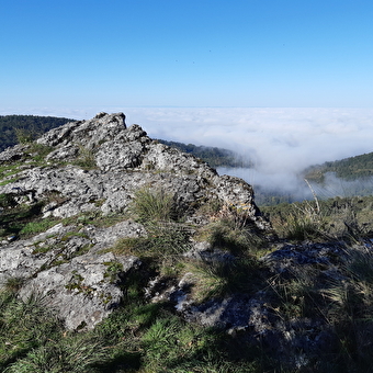 Randonnée - Crête de la Cabatane - Sur les roches - VAL-REVERMONT