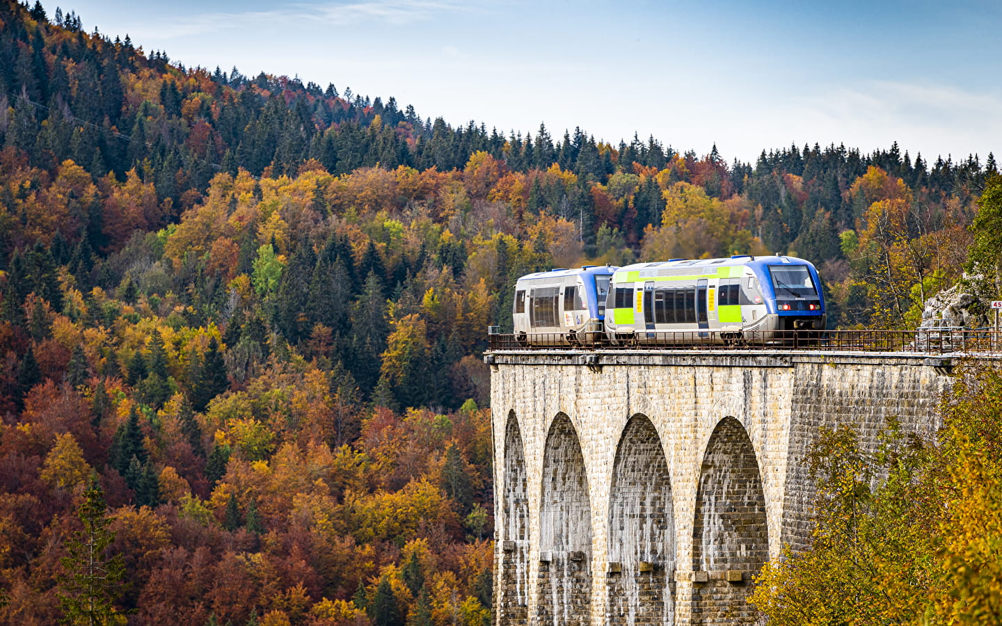 Ligne des hirondelles au départ de Saint-Claude à destination de Dole