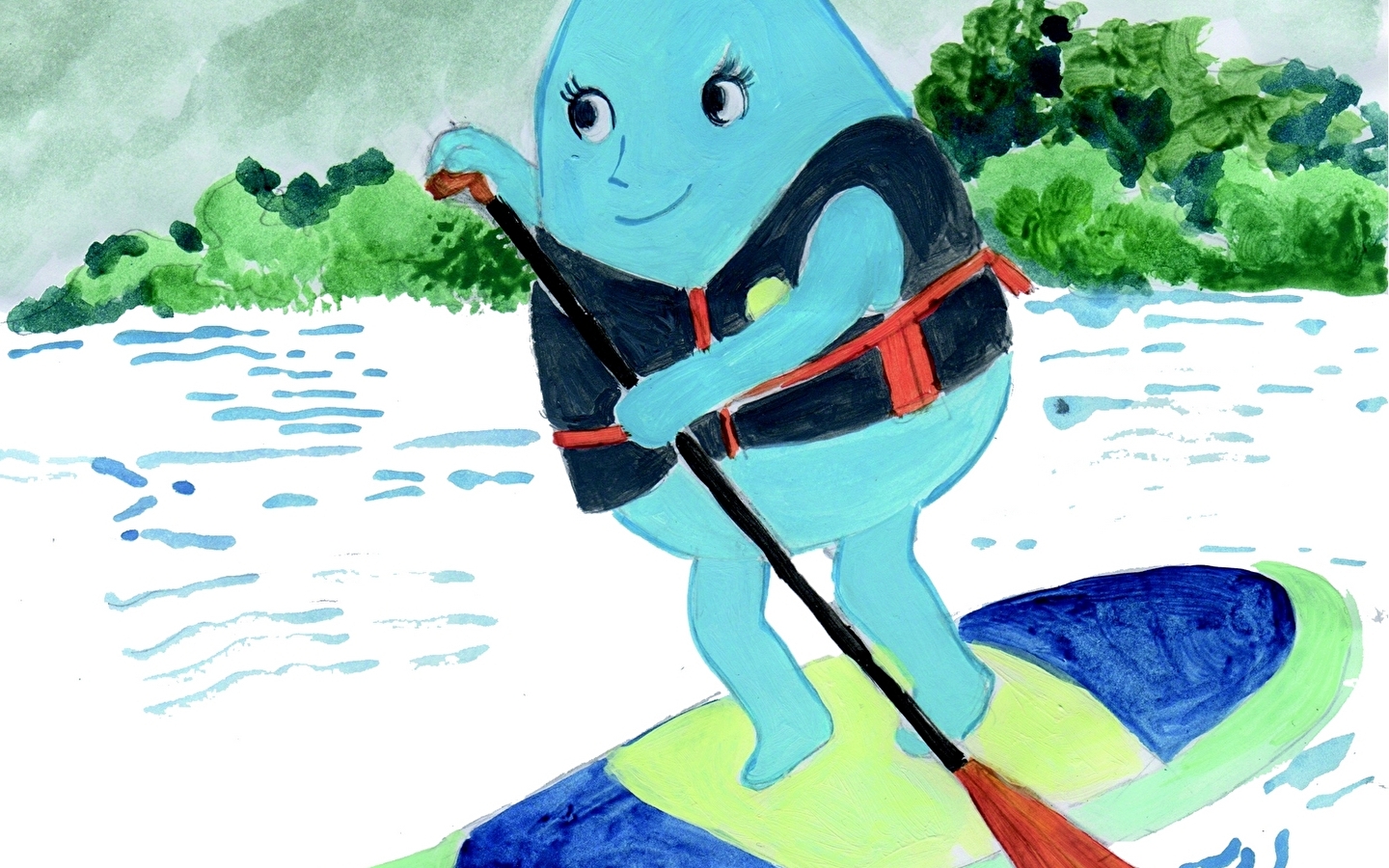 Divonnette au fil de l'eau.