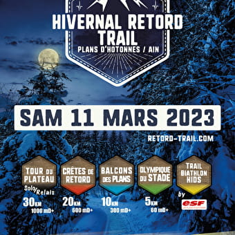 Hivernal Retord Trail aux Plans d'Hotonnes - HAUT VALROMEY