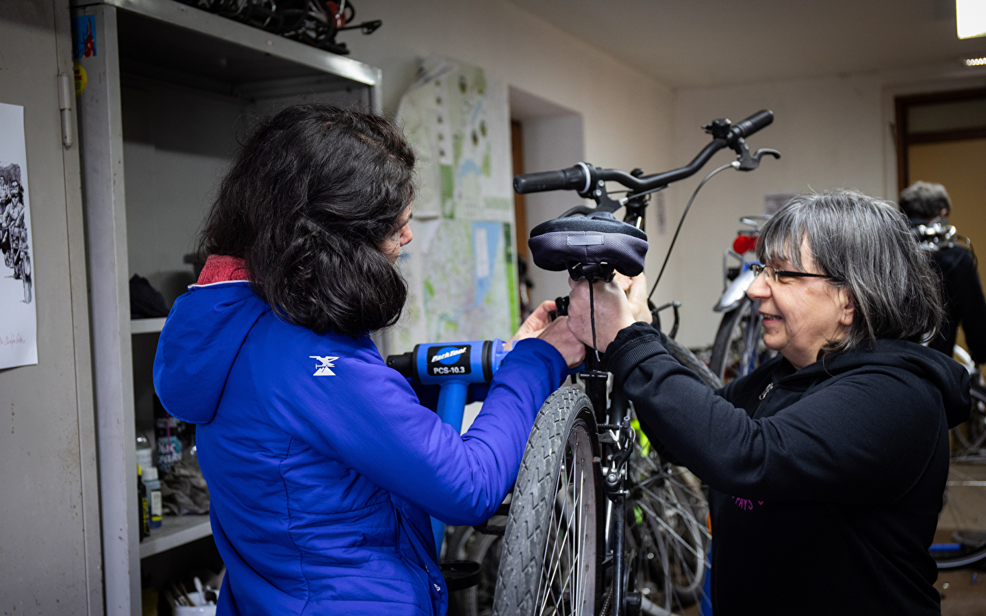 Repair café : vélo, couture et ordinateur