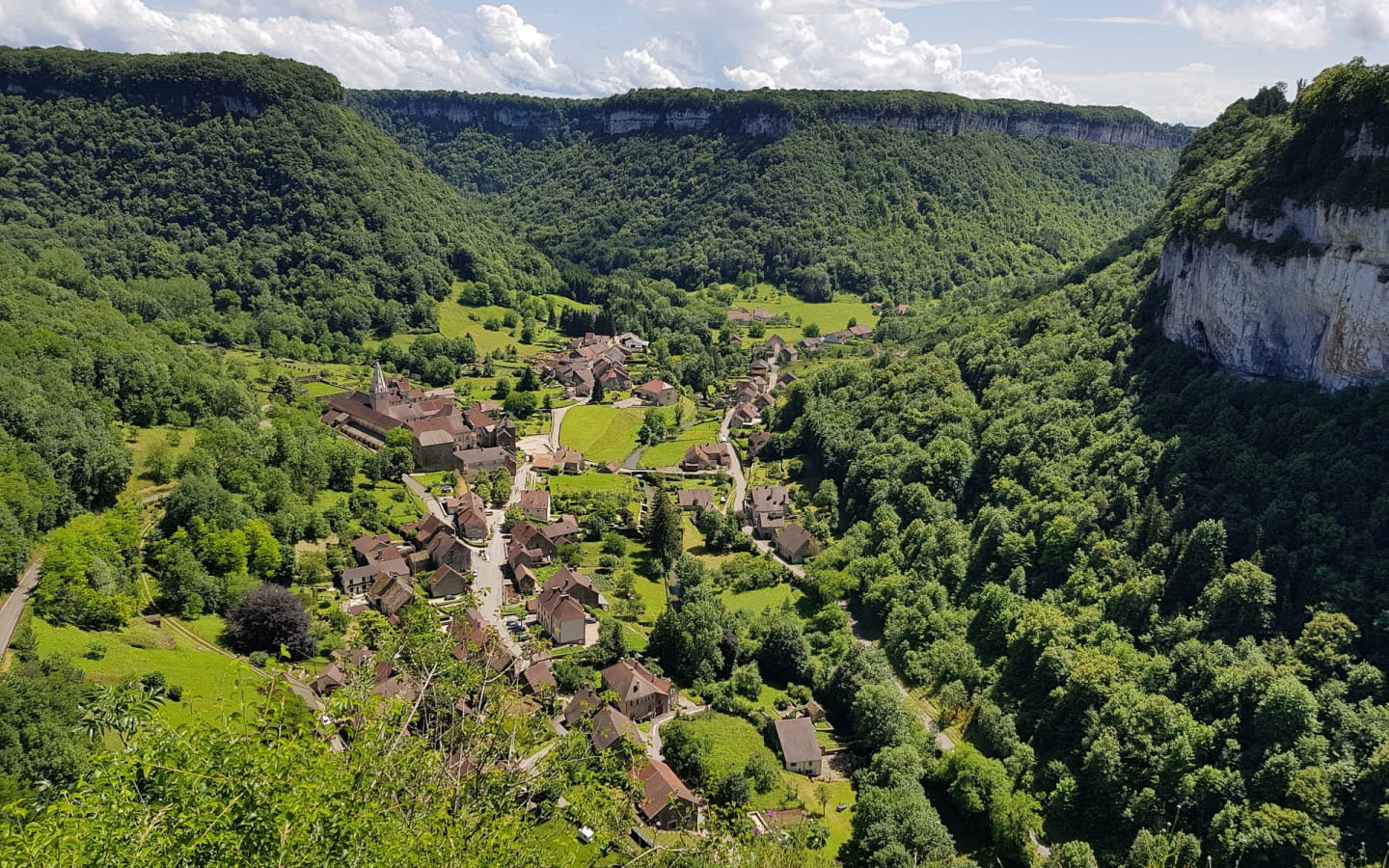 La reculée de Baume-les-Messieurs