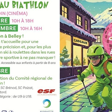 Initiation au Biathlon et course d'exhibition à Belley