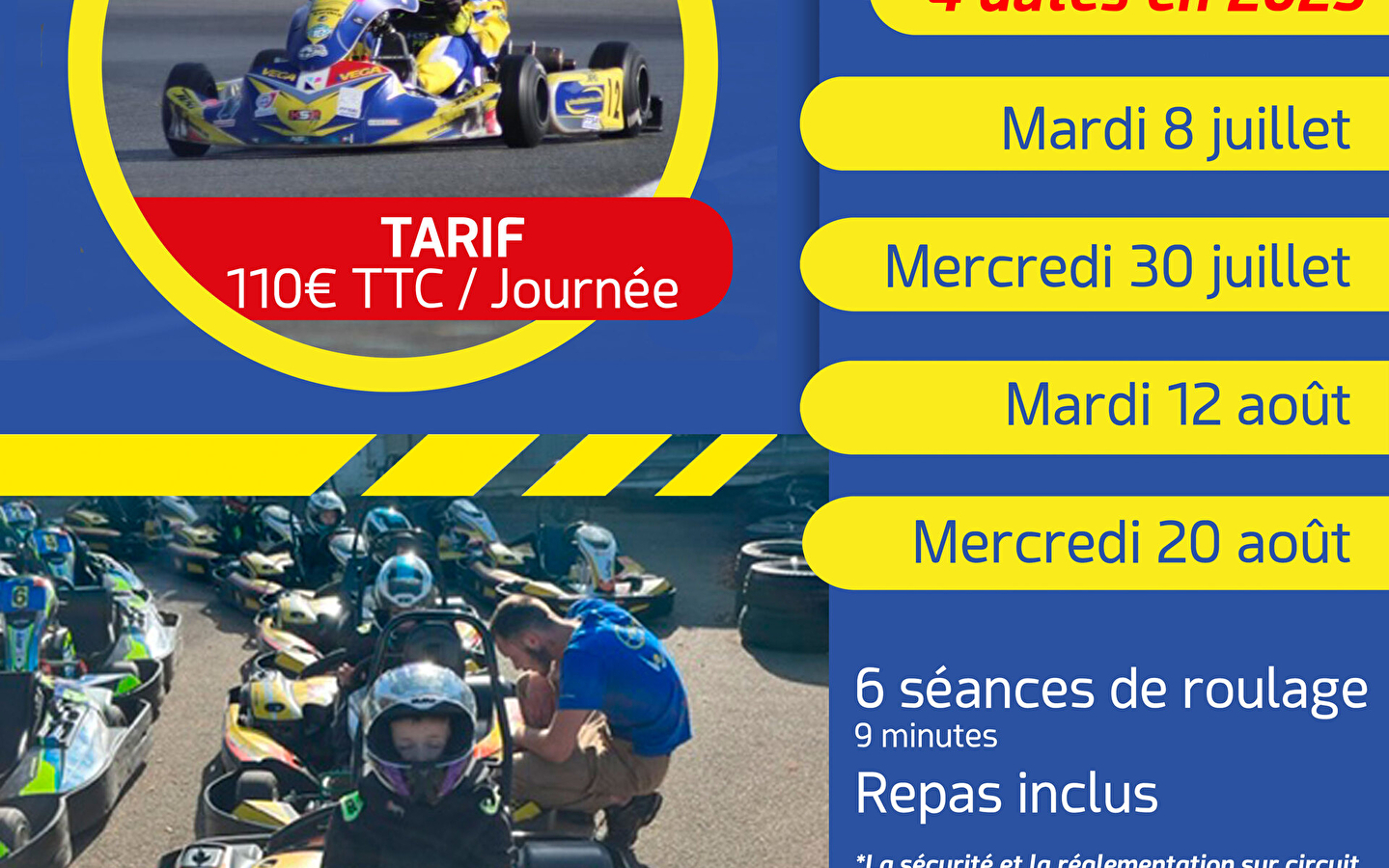 Karting - Stages été jeunes
