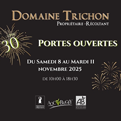 Portes ouvertes du Domaine Trichon, 30e anniversaire