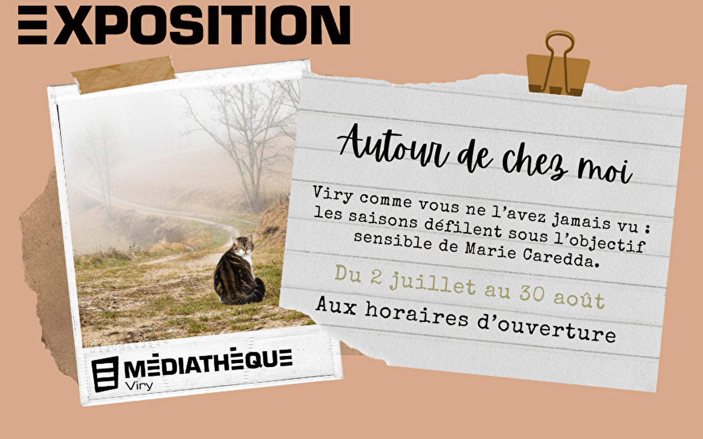 Médiathèque de Viry : Exposition 'Autour de ma maison'