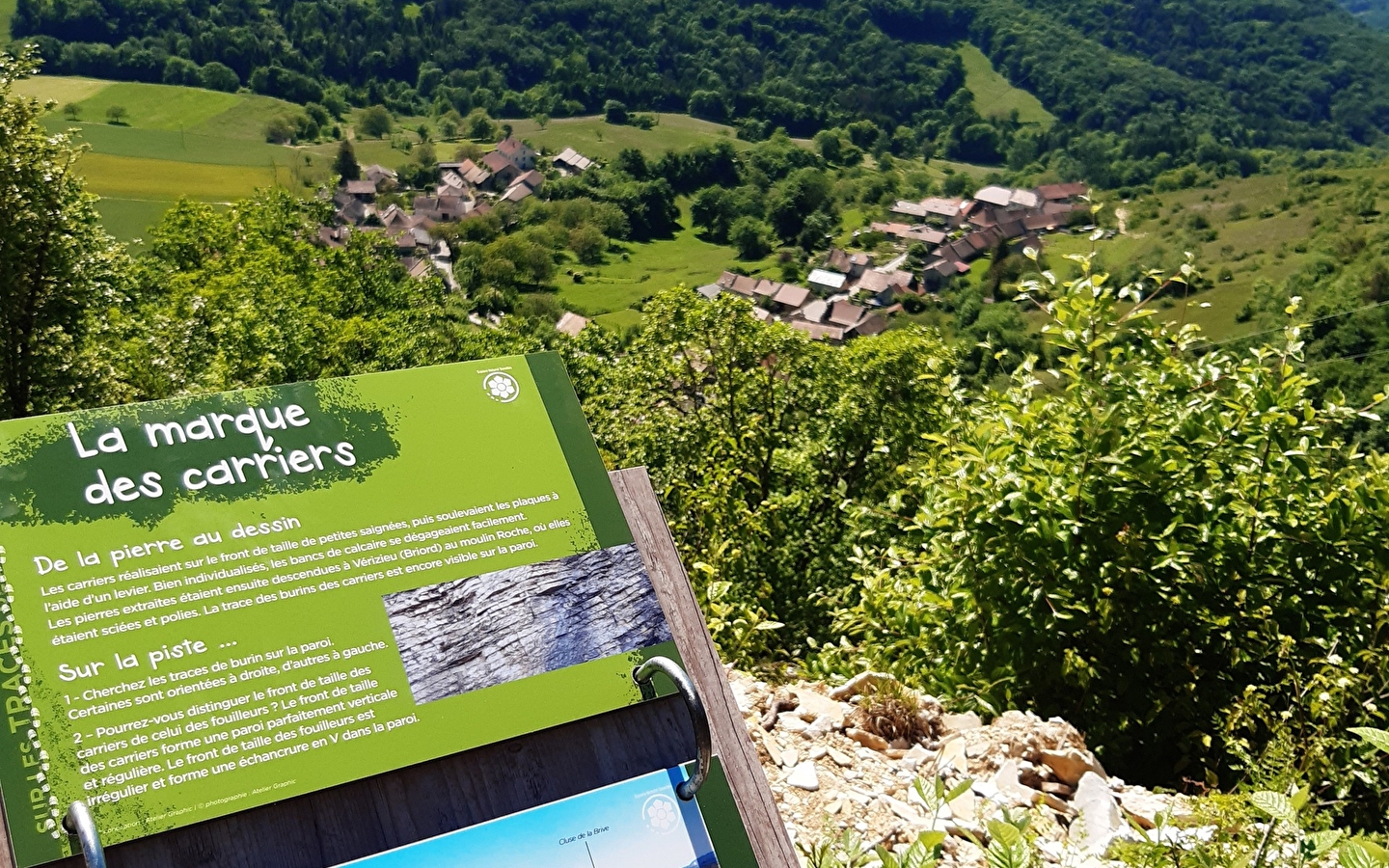 Sentier de la carrière de Cerin (ENS de l'Ain)