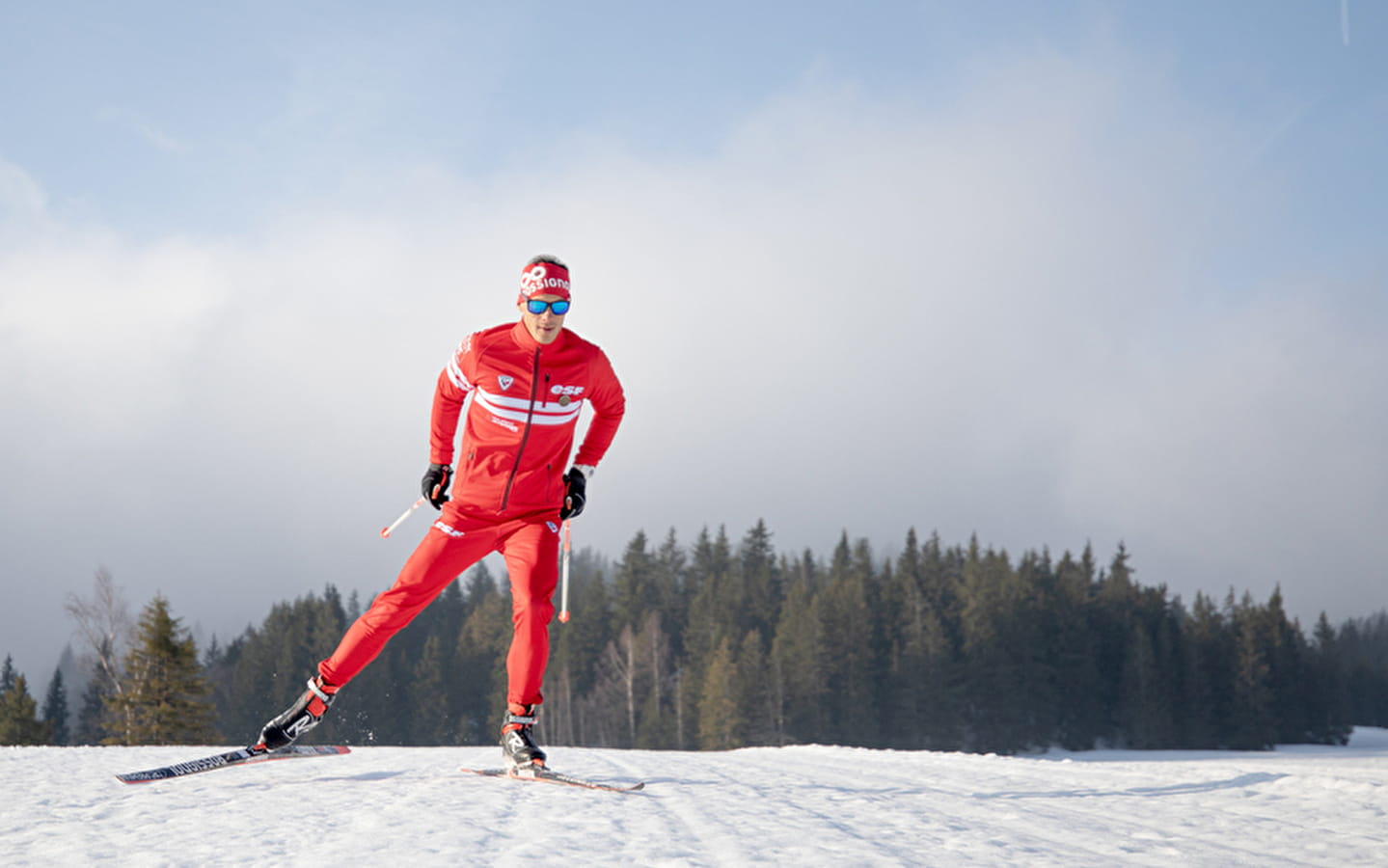 Cours de ski de fond avec l'ESF aux Plans d'Hotonnes