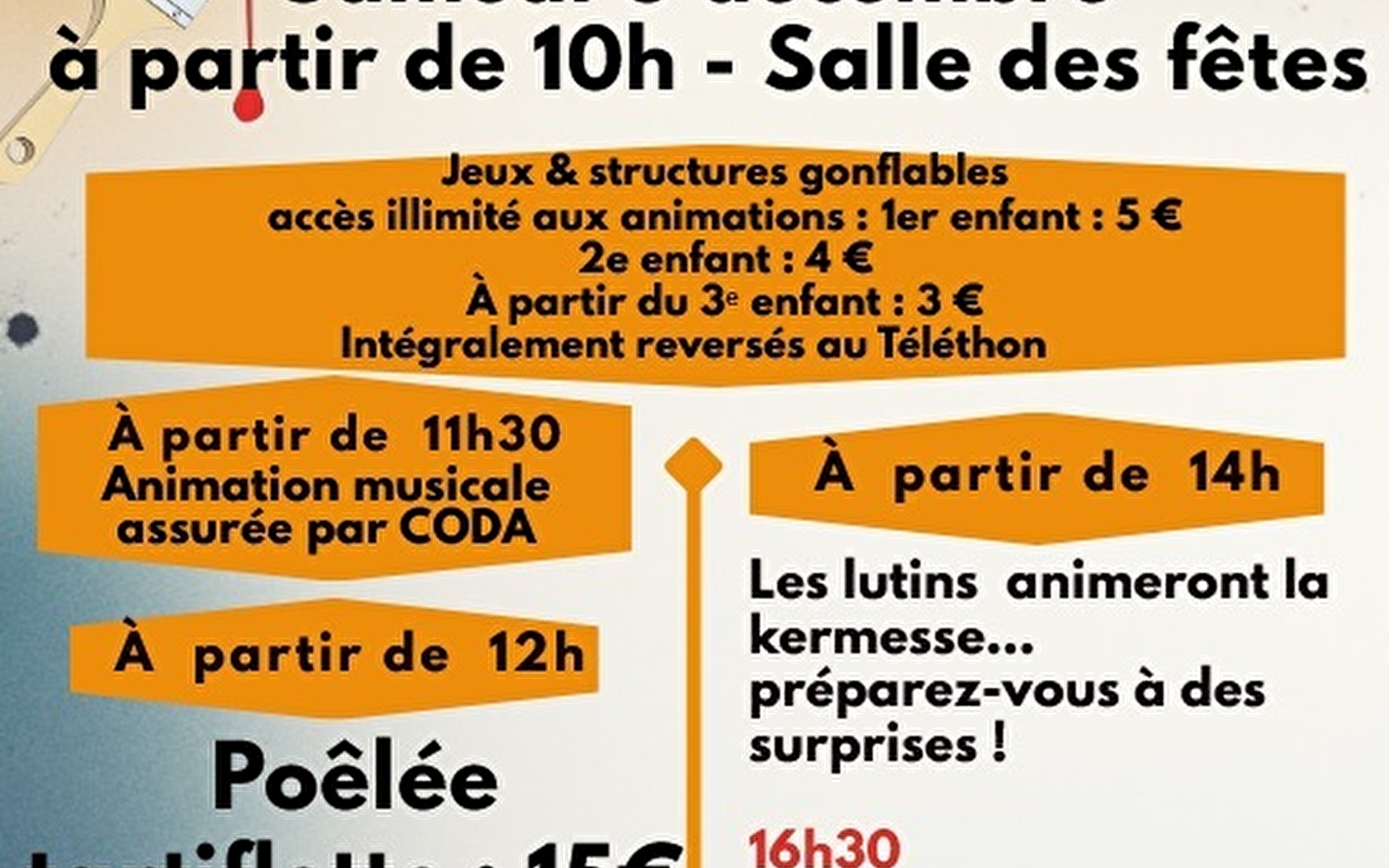Kermesse du téléthon