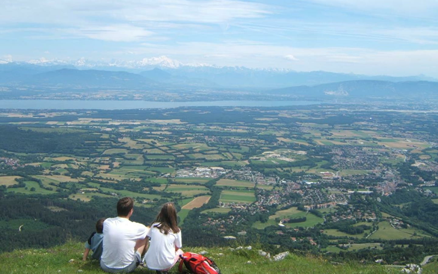 Panorama sur la Chaîne des Alpes