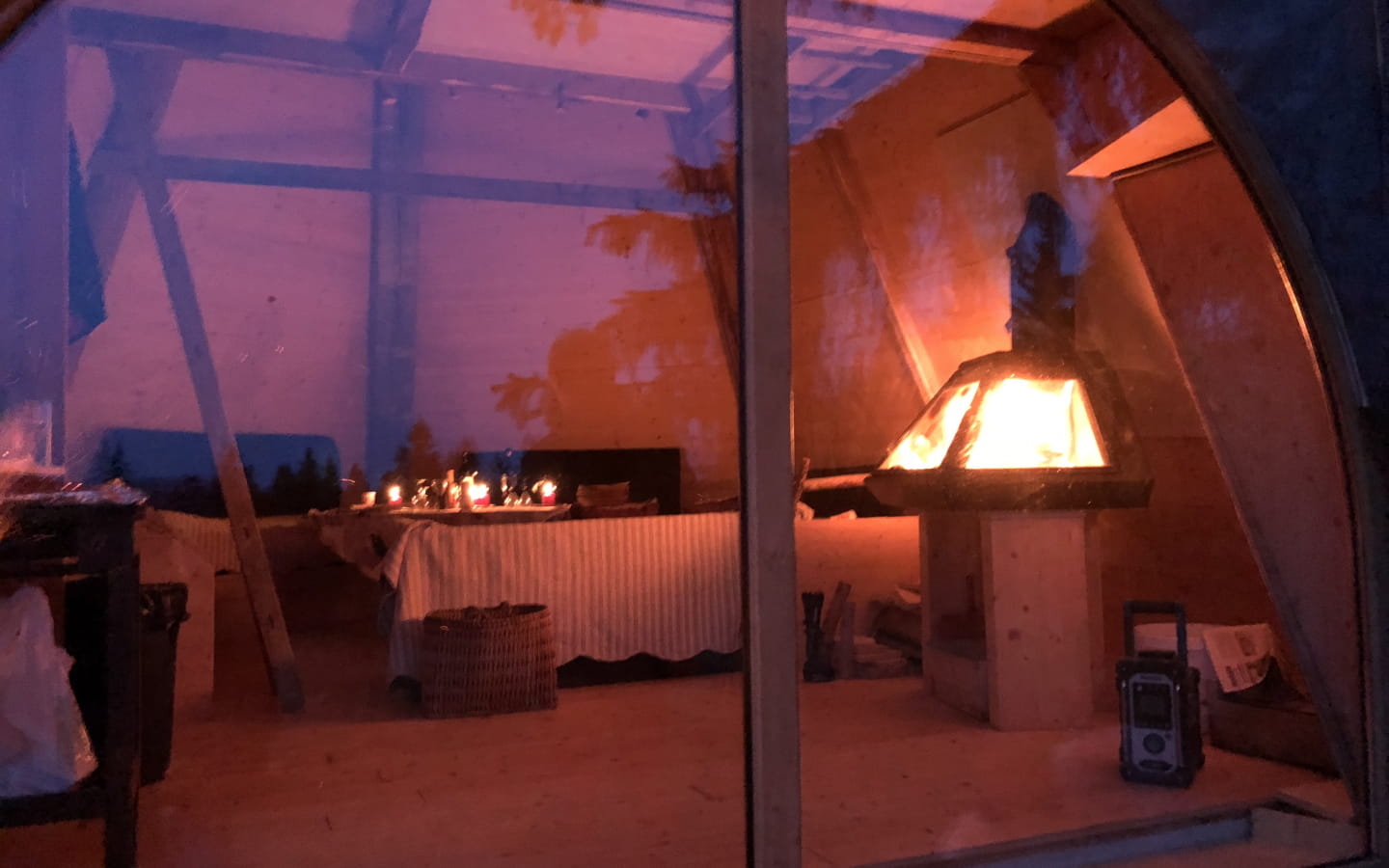 Hutte en bois de la Champagne