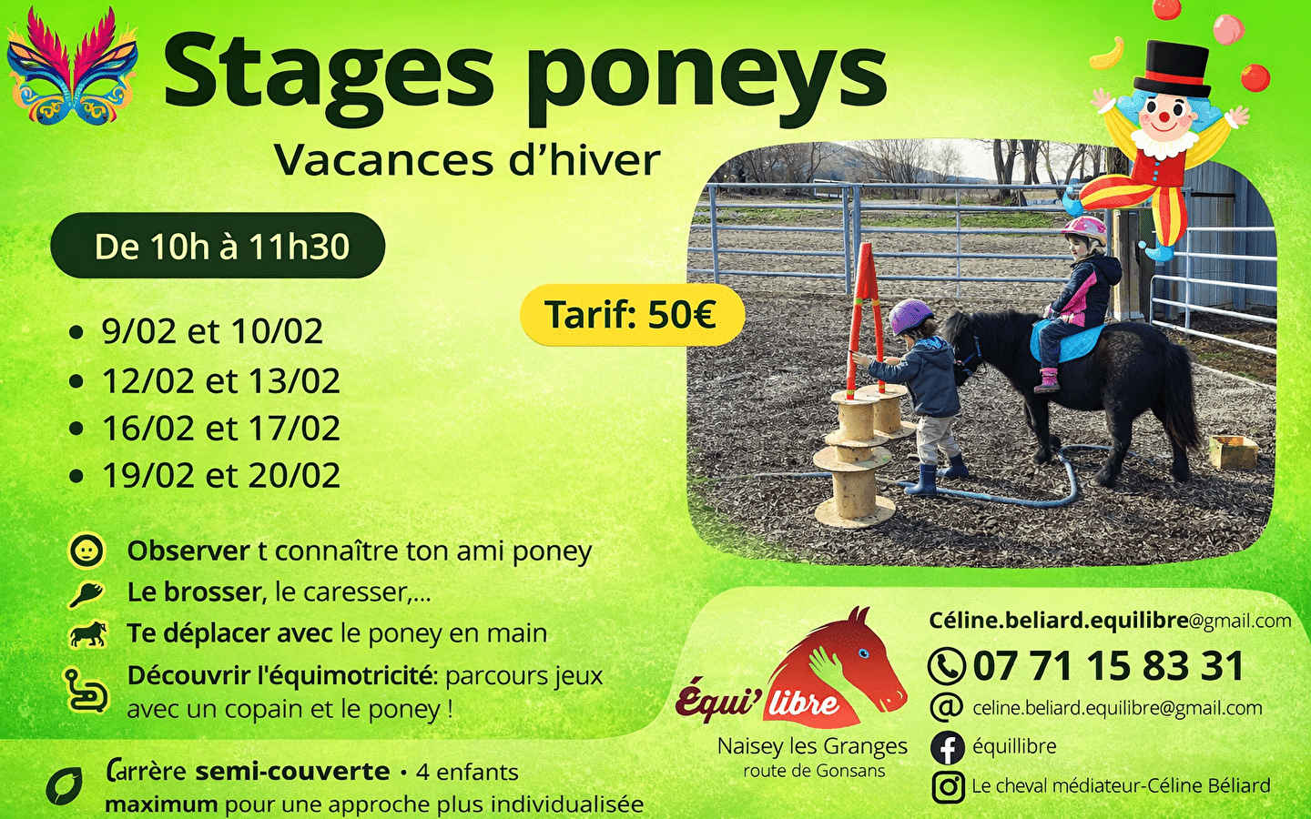 Stage poney