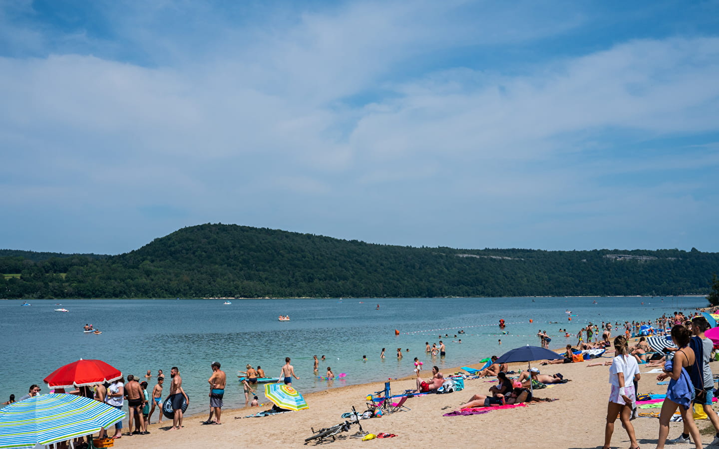 Plage de Doucier - lac de Chalain