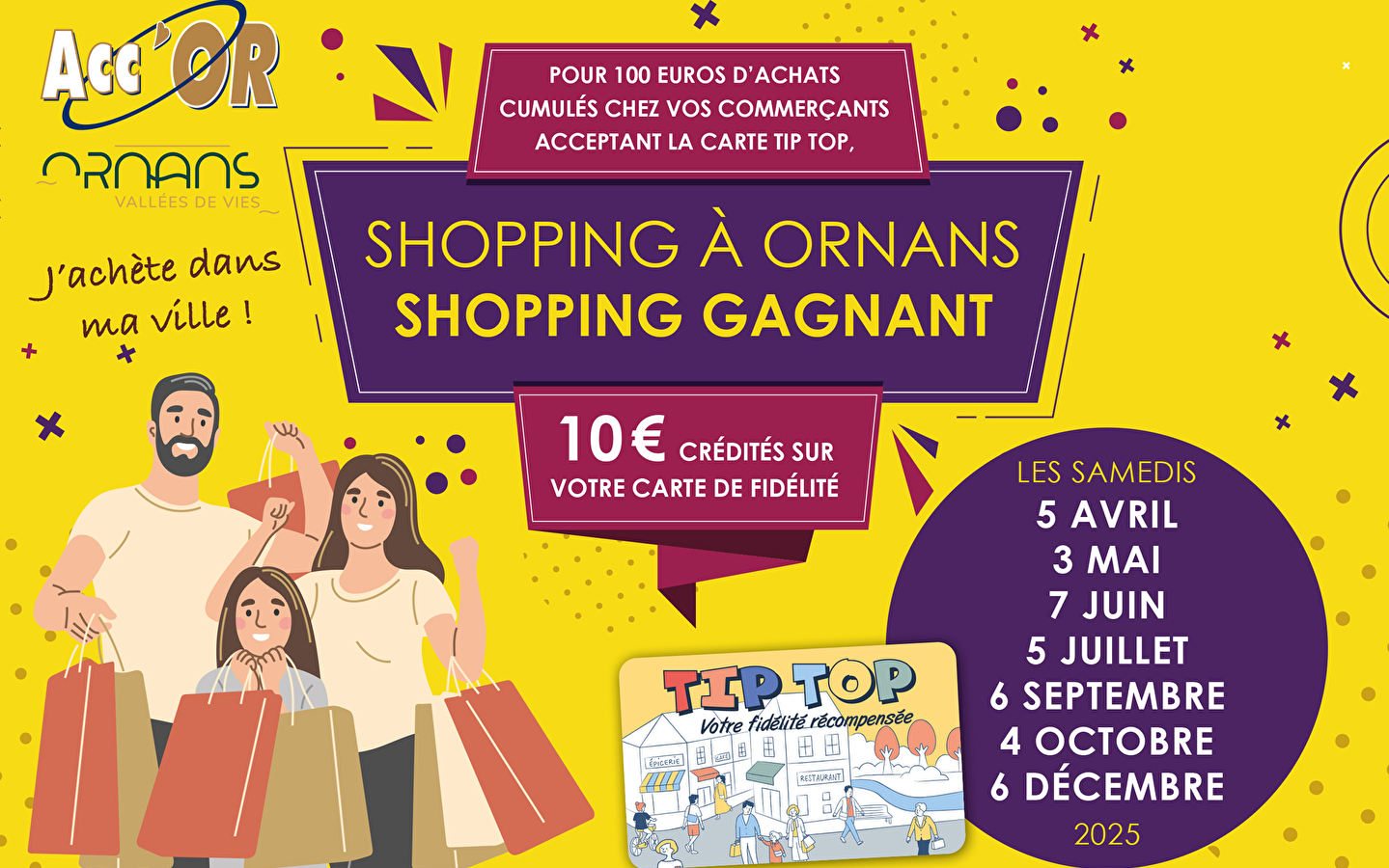 Shopping à Ornans, shopping gagnant !
