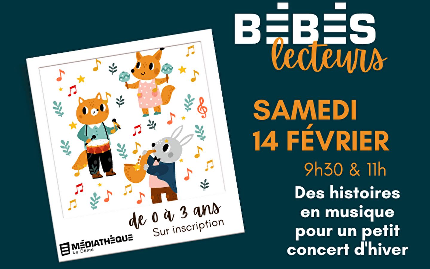 Médiathèque Le Dôme : Bébés lecteurs