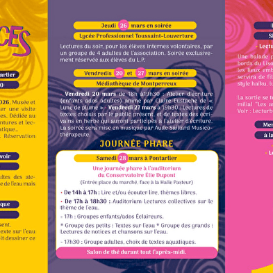 LECTURBULENCES, Rencontres Poétiques 