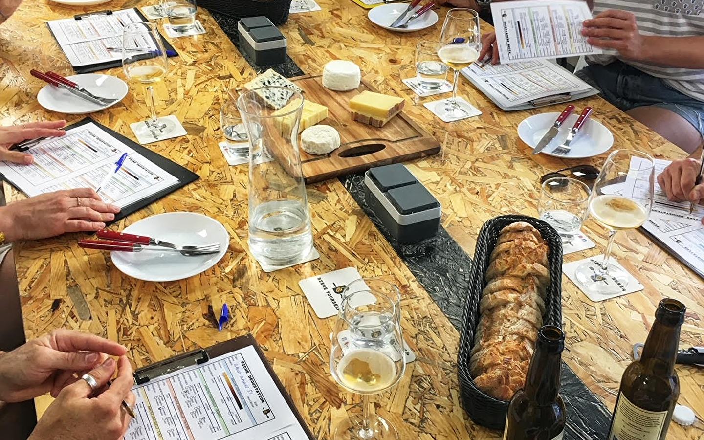 Atelier de dégustation bières et fromages