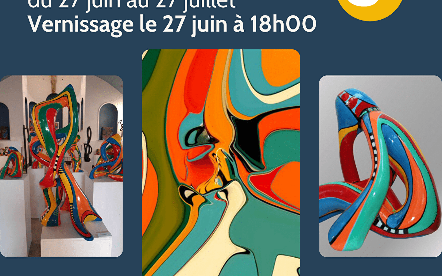 Exposition de Loren Venancio - Artiste plasticienne Vernissage le vendredi 27 juin à 18 h