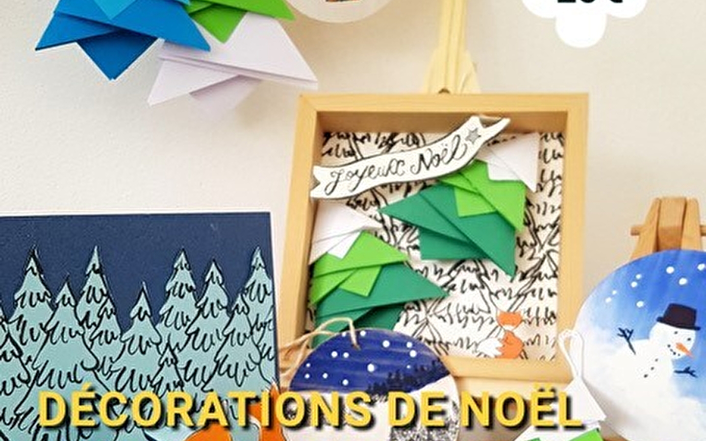 Atelier Décorations de Noël et Cartes de voeux
