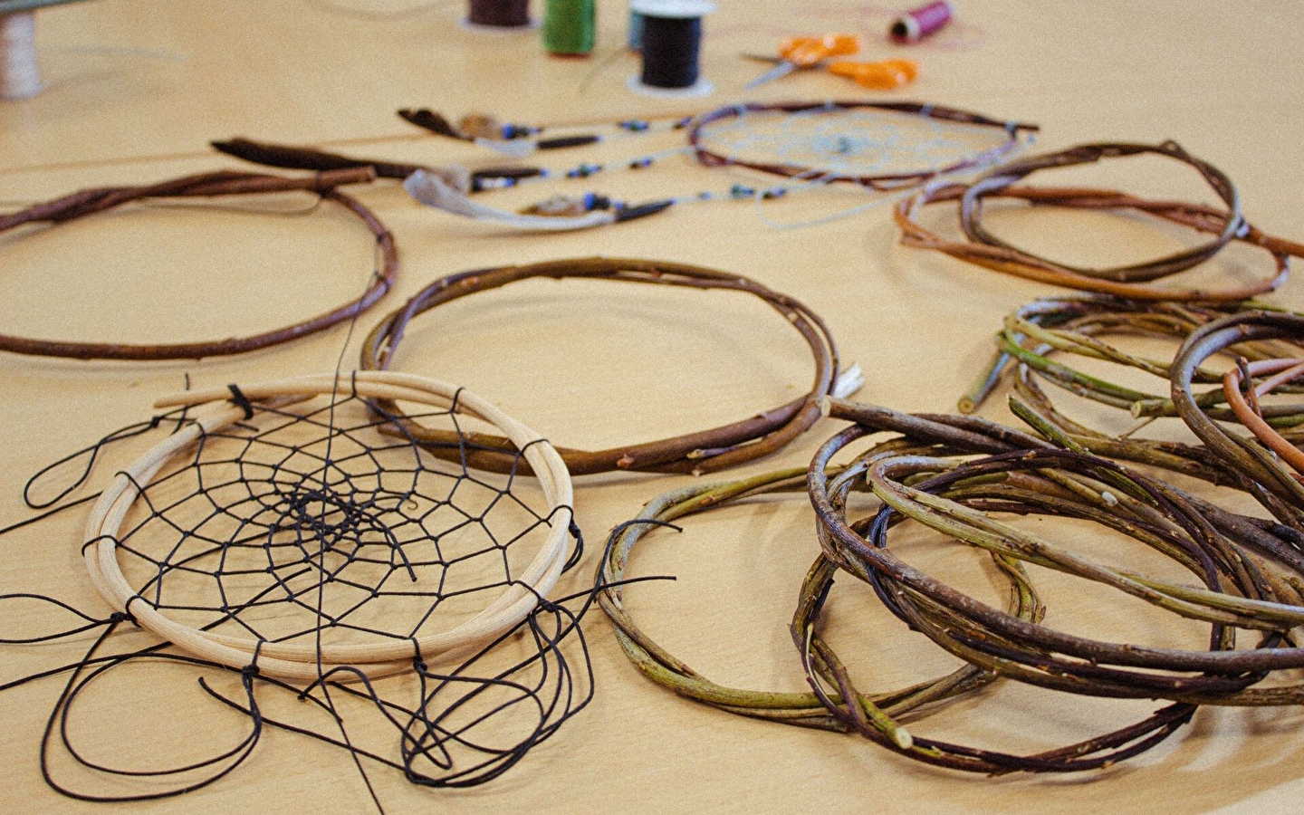 Atelier des savoir-faire : Atelier Graines d'artisans - Attrape rêves