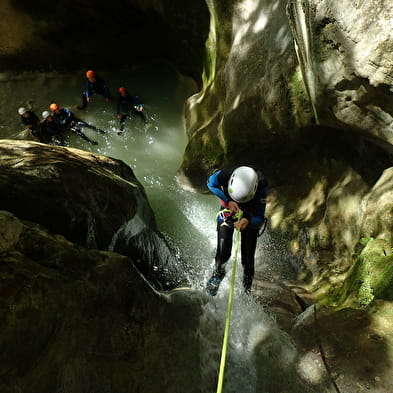 Canyoning avec Lézard des Bois