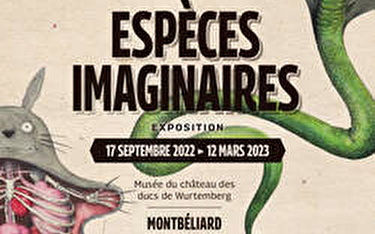 Exposition : 'ANATOMIE COMPARÉE DES ESPÈCES IMAGINAIRES'